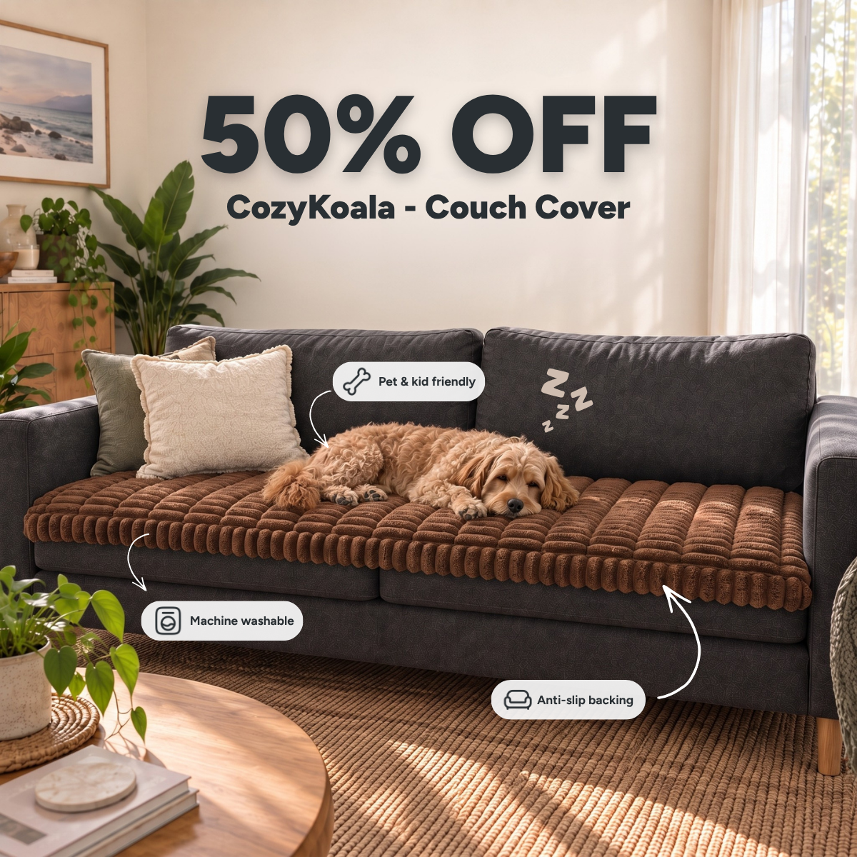 Cosy Koala - Couch Cover